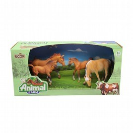 מארז משפחת הסוסים מבית PIT TOYS הכי דומה לדבר האמיתי