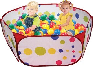 בריכת משחק מהממת + 100 כדורים צבעוניים