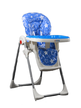 כיסא אוכל בייבי מישל LUNCH עם מגש כפול! עולה/ יורד נשכב קיפול קומפקטי