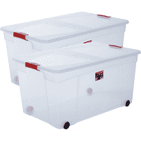 ארגז משחקים לאחסון 120 ליטר עם מכסה איכותי וחזק