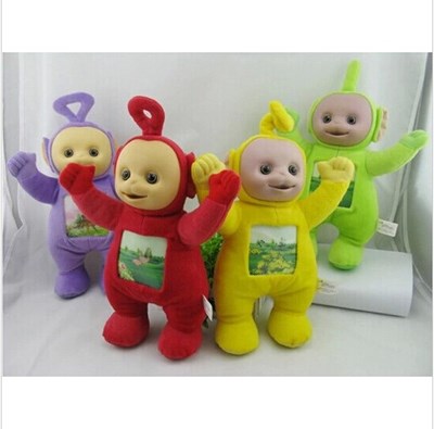 בובות טלטביז הידועות והמוכרות ב-4 צבעים שונים. המחיר מתייחס לבובה אחת.