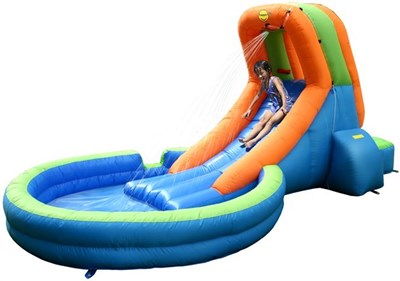 מגלשת מים לקטנטנים עם בריכה דגם 9042 מבית "הפי הופ"