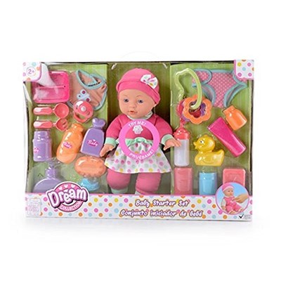 בובה מסדרת DREAM COLLECTION הכוללת אביזרי האכלה ביגוד וצעצוע גודל הבובה 30 ס"מ