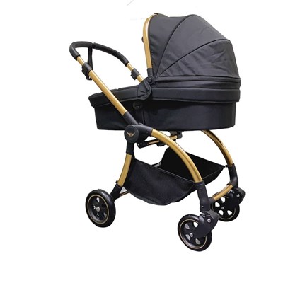 עגלת בייבי בוס בובקט זהב אמבטיה + טיולון