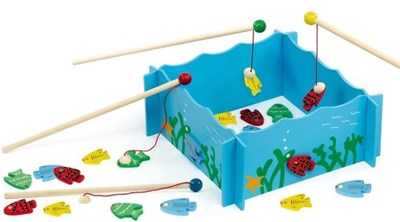 משחק הדגים מגנטיים שכולנו אוהבים עם בריכה ו 4 חכות מבית Viga