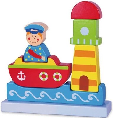 פאזל עומד מגנטי 9 חלקים -בסגנון ספינה ורב חובל מבית Viga