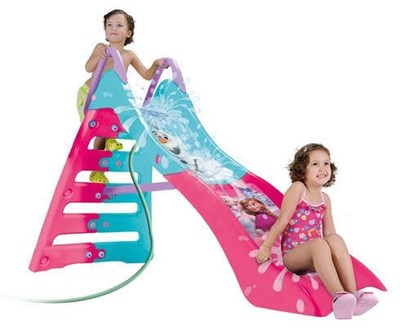 מתגלשים ונהנים! מגלשה בעיצוב פרוזן FROZEN מגלשת My Slide של injusa עם אפשרות חיבור מים ובטיחות מעולה!אספקה תוך 14 ימי עסקים.