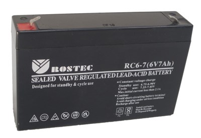 מצבר 6 וולט 7 אמפר/שעה מבית רוזטק