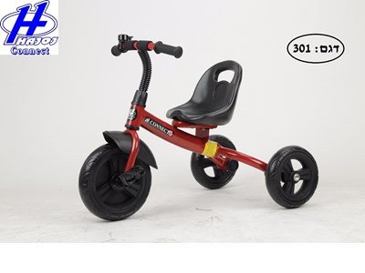 תלת אופן איכותי שלדת מתכת בעיצוב רטרו גלגל קידמי 12"