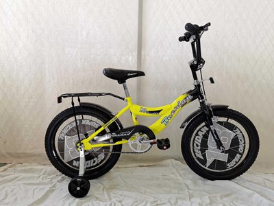 אופני ילדים BMX מבית "בסידן" עם גלגלי עזר סבל ומחזירי אור בצבעים מטאליים מרשימים