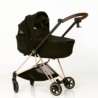 עגלת סייבקס 2 רוז גולד ביבוא מקביל עריסה וטיולון שנה אחריות