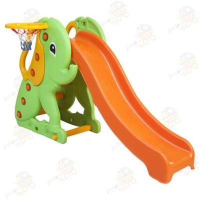 מתקן חצר איכותי ביותר משולב מגלשה וכדורסל מבית האיכות של PILSAN