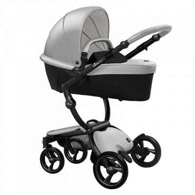 עגלת תינוק MINA XARI הדגם החדש דמוי עור לבן מיטמה קסארי