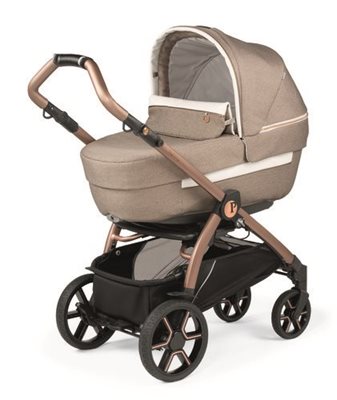 חיסול-עגלה לתינוק Book Loungeפג פרגו Modular 2021- Mon Amour Peg perego העגלה כוללת עריסה וטיולון