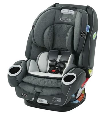 גרקו פוראבר פלטיניום כסא בטיחות משולב בוסטר 4 ב 1 עם התקנת EZ Tight