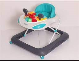 הליכון לתינוק אינפנטי דגם אייקון פלוס Icon Plus בצבע ורוד/אפור/טורקיז