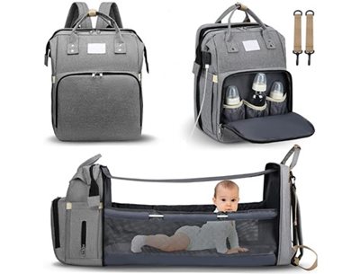 תיק החתלה נפתח לעריסה דגם 2ב1