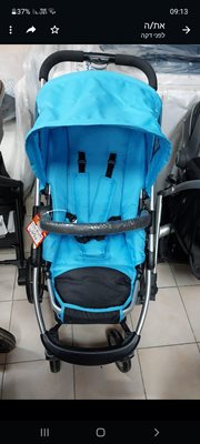 עודפים. עגלת איזי בייבי סטאר לייט קלת משקל . דגם מוצלח ביותר. הטיולון בצבע כחול העריסה באדום