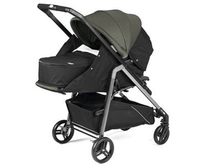 עגלת תינוק קלילה הכוללת עריסה רכה טק TAK - צבע Metal פג פרגו