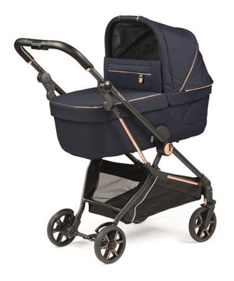 עגלה לתינוק - Vivace Blue Shine Peg perego SPECIAL EDITION עגלת תינוק מודולרית הכוללת שלדה, מושב טיולון, ואמבטיה