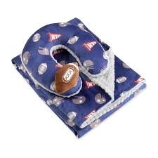 שמיכת פליז כוללת כרית תמיכה לראש 100X75 Laura Swisra לורה סוויסרה בייסבול