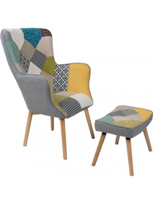 כורסת הנקה פרינס+הדום צבעונית