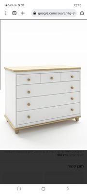 שידה דגם מרטין טל רהיטי תינוקות במחיר חיסול מלאי זמני. רוחב 120 ס"מ